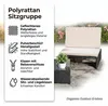 Mucola sedací souprava polyratan lounge zahradní set 2 Náhled obrázku produktu 2