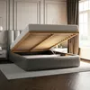 ADIDAR Čalouněná postel Larsonn 180x200 cm, šedá, s úložným Náhled obrázku produktu 4