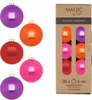 Weihnachtskugeln Glas 6cm 20 Stück - Party Time Produktbild-Vorschau 2