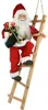 Weihnachtsdeko Weihnachtsmann mit Geschenk auf Leiter, 65 Produktbild-Vorschau 6