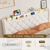 INONEFT Boxspringbett 140x200 cm mit LED und USB-Ladegerät, Produktbild-Vorschau 5