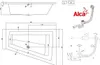 ECOLAM Badewanne Eckbadewanne 180x130 cm rechts Sfera Wanne Produktbild-Vorschau 10