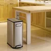 EKO - Ecofly pedálový odpadkový kôš 45 litrov - nerezová Náhľad obrázku produktu 12
