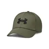 A green Under Armour baseball cap with a black logo is shown against a white background. Produktbild-Vorschau
