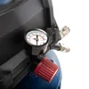 Close-up of an air compressor's pressure gauge and adjustment knob. Produktbild-Vorschau