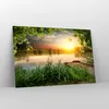 Bilder auf glas - Brücke See - 120x80cm - Glasbilder - Produktbild-Vorschau 4