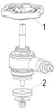 Schlösser Armaturen OBERTEIL M.ENTL, GERADS/MARKTM Produktbild-Vorschau 3