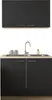 Spülenunterschrank Oberschrank Küche 100 cm Eiche Sägerau Produktbild-Vorschau 5