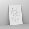 Bilder auf glas - Einteilig - Träumerei Frau Skizze - Produktbild-Vorschau 4
