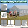UISEBRT 4x8m Premium Party Tent Pavilion with side parts, Voir les images du produit 7