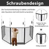 YZNAHRE Kaminschutzgitter mit Tür 305 cm Metall Produktbild-Vorschau 3