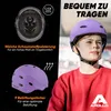 Apollo Skatehelm - S/M - Purple - SW001 Produktbild-Vorschau 5