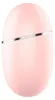A pink oval-shaped object with a silver band around its middle, isolated on a white background. Produktbild-Vorschau