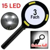 LED Lupe mit Licht Leselupe Vergrößerungsglas Beleuchtung Produktbild-Vorschau 1