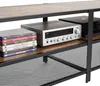 Relaxdays TV-Lowboard, 4 Fächer, offenes TV-Regal bis 60 Produktbild-Vorschau 6