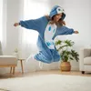 Pyjama Onesie Kigurumi Kostüm für Kinder Eule 122 Produktbild-Vorschau 4