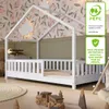 Crazy Pine Hausbett 90x190 cm – Kinderbett aus Naturholz in Produktbild-Vorschau 15
