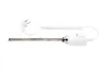 A white electric heating element with a coiled white cord and a white plug, set against a white background. Anteprima dell’immagine prodotto