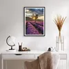 Gerahmtes Poster - Schwarzer Rahmen - Lavendel Berge Feld - Produktbild-Vorschau 6