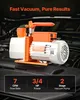 SucceBuy Vakuumpumpe, 7 CFM 198 L/min, 2-stufig, 550 W, Produktbild-Vorschau 2