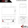 Langzeit Gel Akku 12V 120Ah für Solarinseln, USV-Anlagen, Produktbild-Vorschau 6