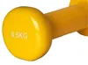 Gewichtsschijf van vinyl, 0,5 kg, geel, Profit DK 4102 Productafbeelding-voorbeeld 4