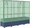 A greenhouse with shelves on a white background. Podgląd zdjęcia produktu