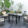 Outsunny Table Extensible de Jardin Grande Taille dim. Voir les images du produit 2