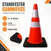 Wiltec Verkehrskegel 70 cm aus PVC mit Gummisockel, Produktbild-Vorschau 4