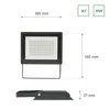 Spectrum LED Fluter Noctis Lux 3 Schwarz IP65 50W 4700lm Produktbild-Vorschau 7