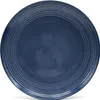 A top-down view of a dark blue plate with concentric rings on its rim. Produktbild-Vorschau