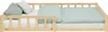 Homestyle4u Kinderbett Natur mit Rausfallschutz 120x200 cm Produktbild-Vorschau 25