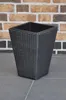 Pflanzkübel Sansscouci Poly Rattan 40 cm schwarz Produktbild-Vorschau 5