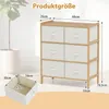 A product image showing a chest of drawers with dimensions indicated by text and lines. Podgląd zdjęcia produktu