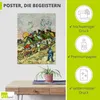 ARTland Poster Bauernhäuser bei Sonnenuntergang Größe: Produktbild-Vorschau 2