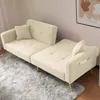 Schlafsofa 175x64cm  Samt Beige mit Bettfunktion Tagesbett Produktbild-Vorschau 9