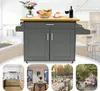 A collage of images showing a kitchen cart and various lifestyle scenes. Voir les images du produit