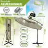 tillvex Zweefparasol Aluminium met LED Solar Ø 300 cm + Productafbeelding-voorbeeld 2