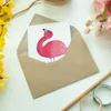 Mr. & Mrs. Panda Glückwunschkarte Flamingo Stolz - Weiß - Produktbild-Vorschau 3
