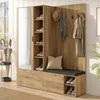 Merax Garderobenset, Schuhschrank mit Klappen, Produktbild-Vorschau 1