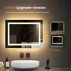 EMKE Badspiegel mit Beleuchtung 60 x 50 cm LED Produktbild-Vorschau 6