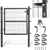 Jopassy Gartentor Gartentür 120 x 100 cm Zauntor Hoftor  Produktbild-Vorschau 8