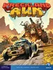 A post-apocalyptic racing scene with stylized vehicles and characters. Produktbild-Vorschau