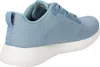 A side view of a blue and white athletic shoe. Produktbild-Vorschau