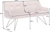 riess-ambiente Design Sitzbank EUPHORIA 160cm champagner Produktbild-Vorschau 7