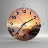 Wanduhr - Rund - Glasuhr - Meer Strand Felsen - 30x30cm - Produktbild-Vorschau 3