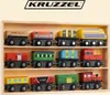 Kruzzel 23522 Drewniany pociąg dla dzieci 12 wagonów Podgląd zdjęcia produktu 2