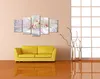 Visario Leinwandbild Orchidee 200x100 cm – 5-teilig, Bild Produktbild-Vorschau 2