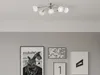 Globo Lighting Deckenleuchte Metall Nickel matt, 5x E14 LED Produktbild-Vorschau 4