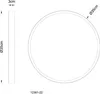 Globo Lighting|Deckenleuchte Metall messingfarben matt, LED Produktbild-Vorschau 6